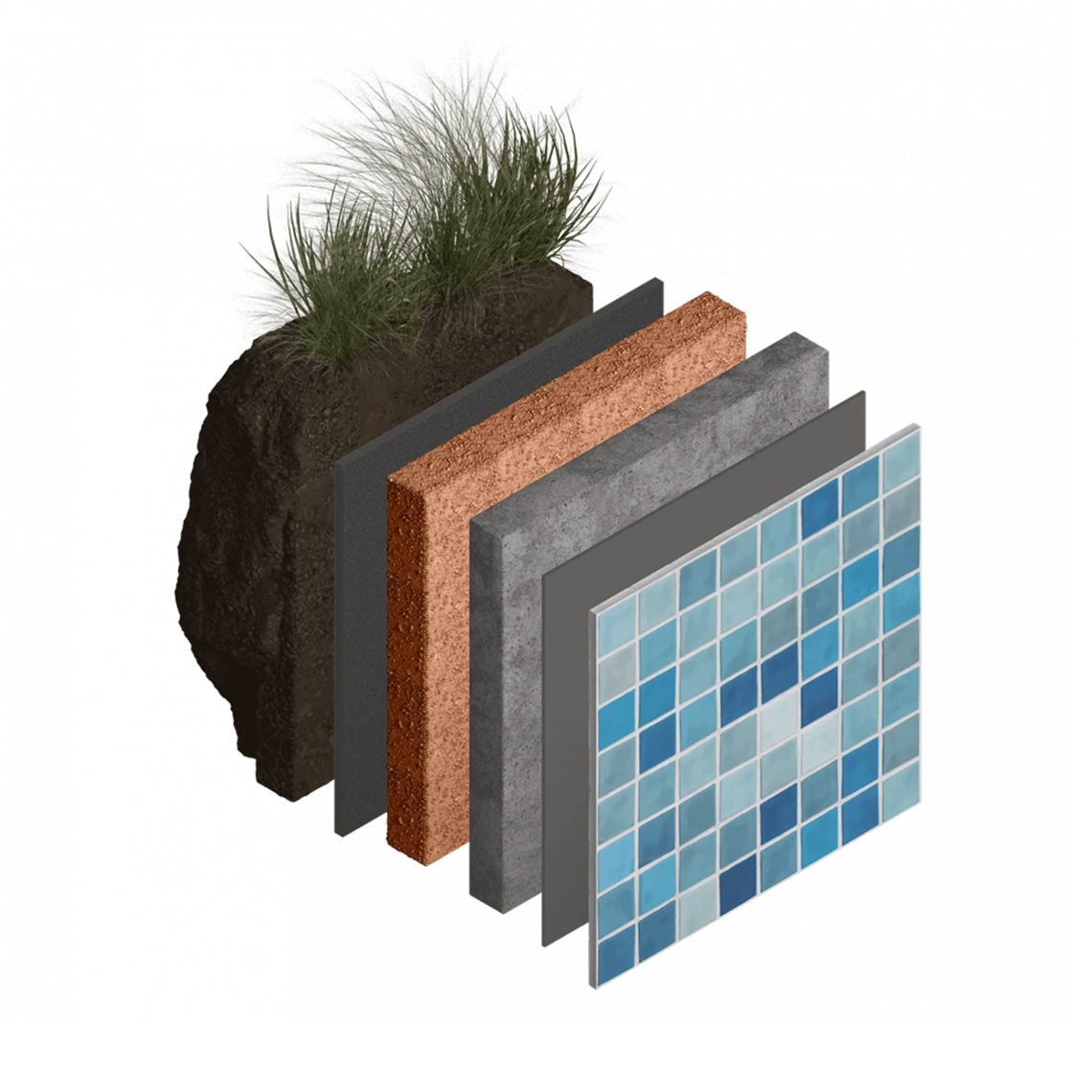 Подземные части бассейна